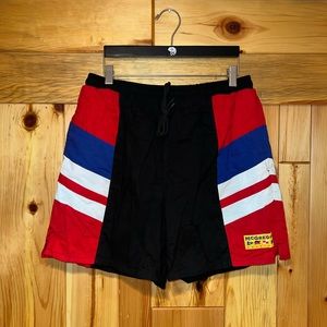 Vintage 80's / 90's McGREGOR Nautical Swim Trunks Short Shorts Suit Large L VTG